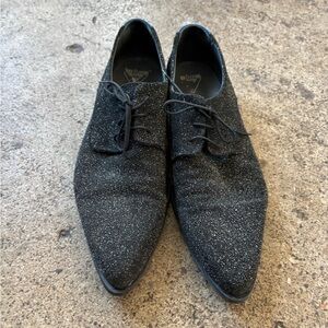 Sparkling glitter John Fleuvog Ace Face shoes!